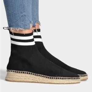 Alexander Wang Dylan Knit Wedge Espadrille Sneakers
